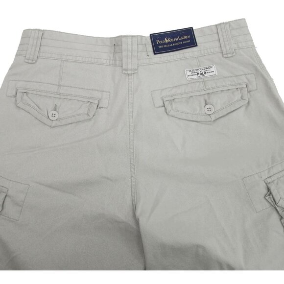 NEW Vintage Ralph Lauren Gellar Fatigue Cargo Shorts!  32 Weathered Stone - Picture 3 of 3